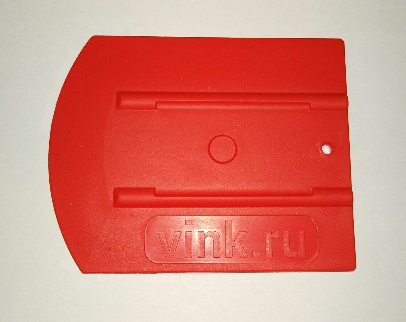 Ракель эргономичной формы красного цвета VINK, жёсткость 30