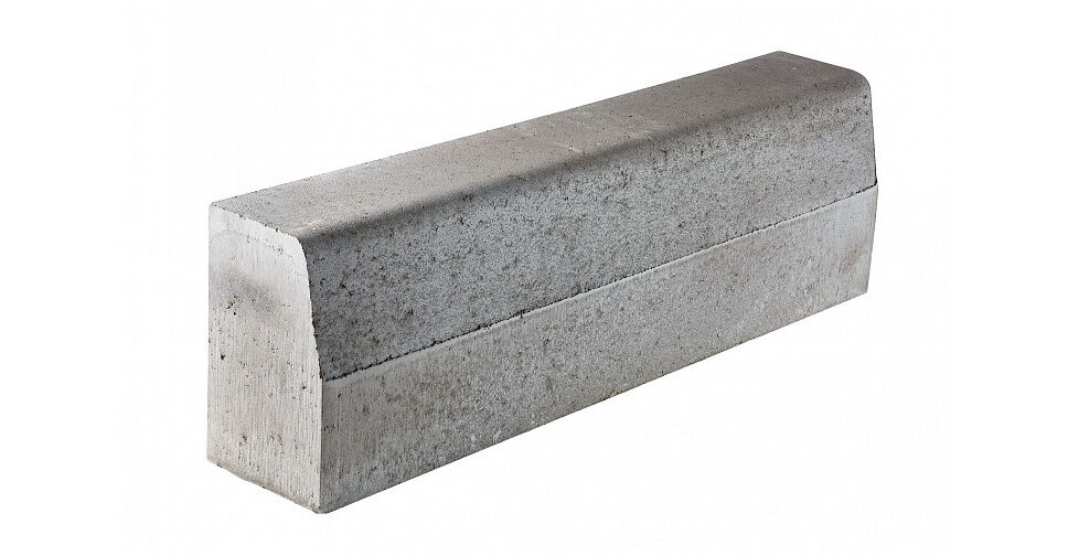 Бордюр бетонный дорожный литой 1000х3000х150 мм