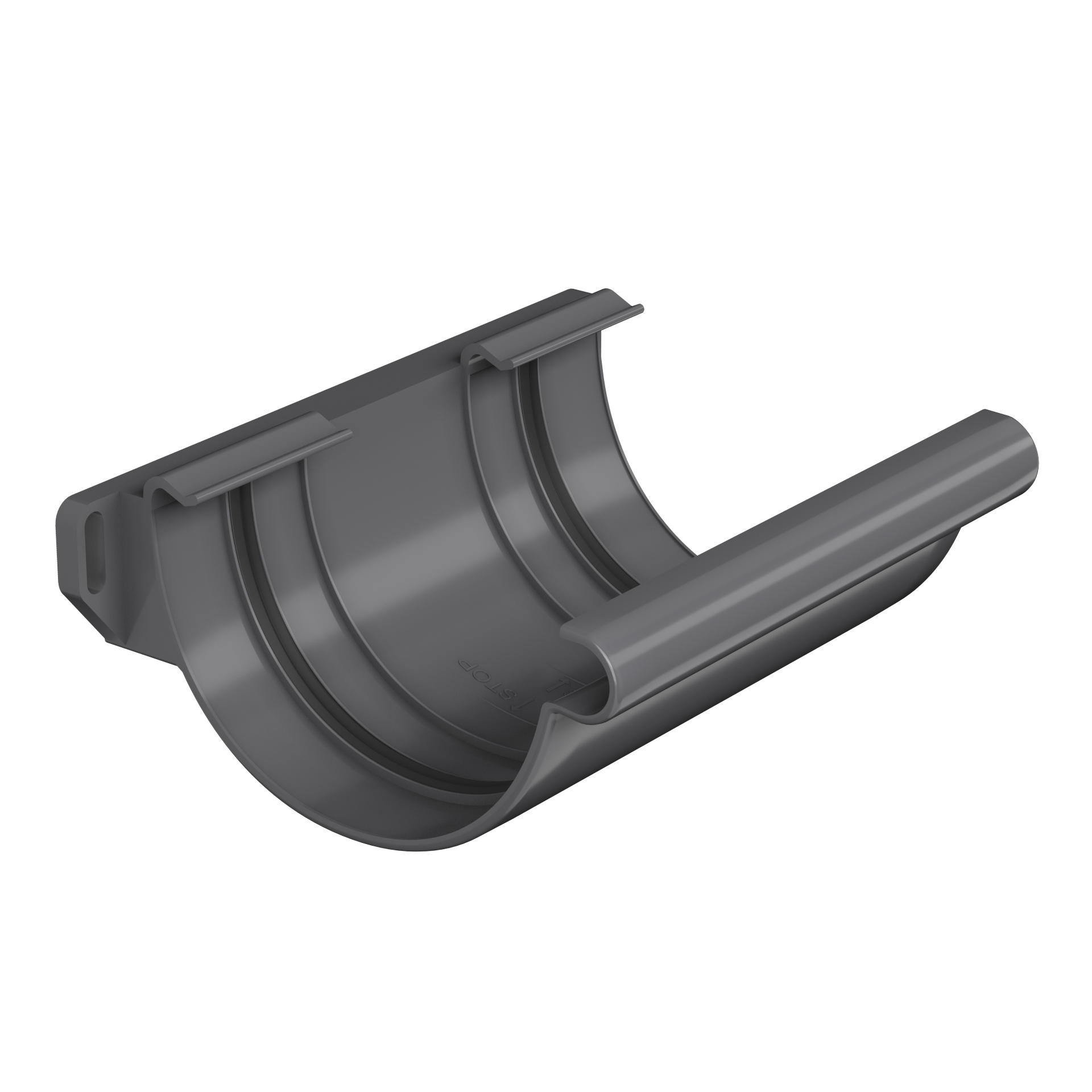Соединитель желоба ТН ПВХ Макси D 152 мм, графитово-серый, цена в Череповце  от компании СтройГарант