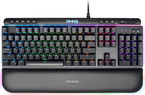 Клавиатура игровая проводная GMNG 999GK механическая черный/серебристый USB Multimedia for gamer LED (1091218)