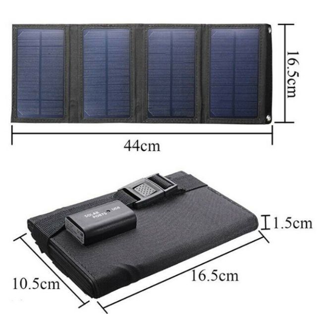Зарядное устройствона солнечной батарее 5V/1,3А SPB8W