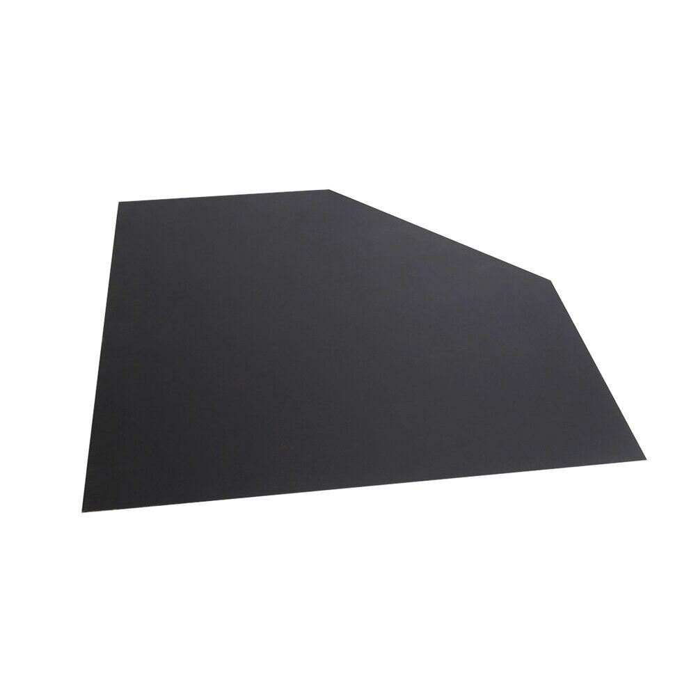Лист напольный угловой BLACK (1100*1100*2мм) (Везувий) Огнеупорные материалы и изделия