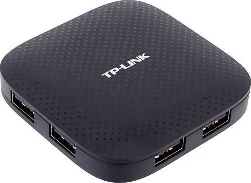 Разветвитель USB TP-LINK UH400 4 порта черный