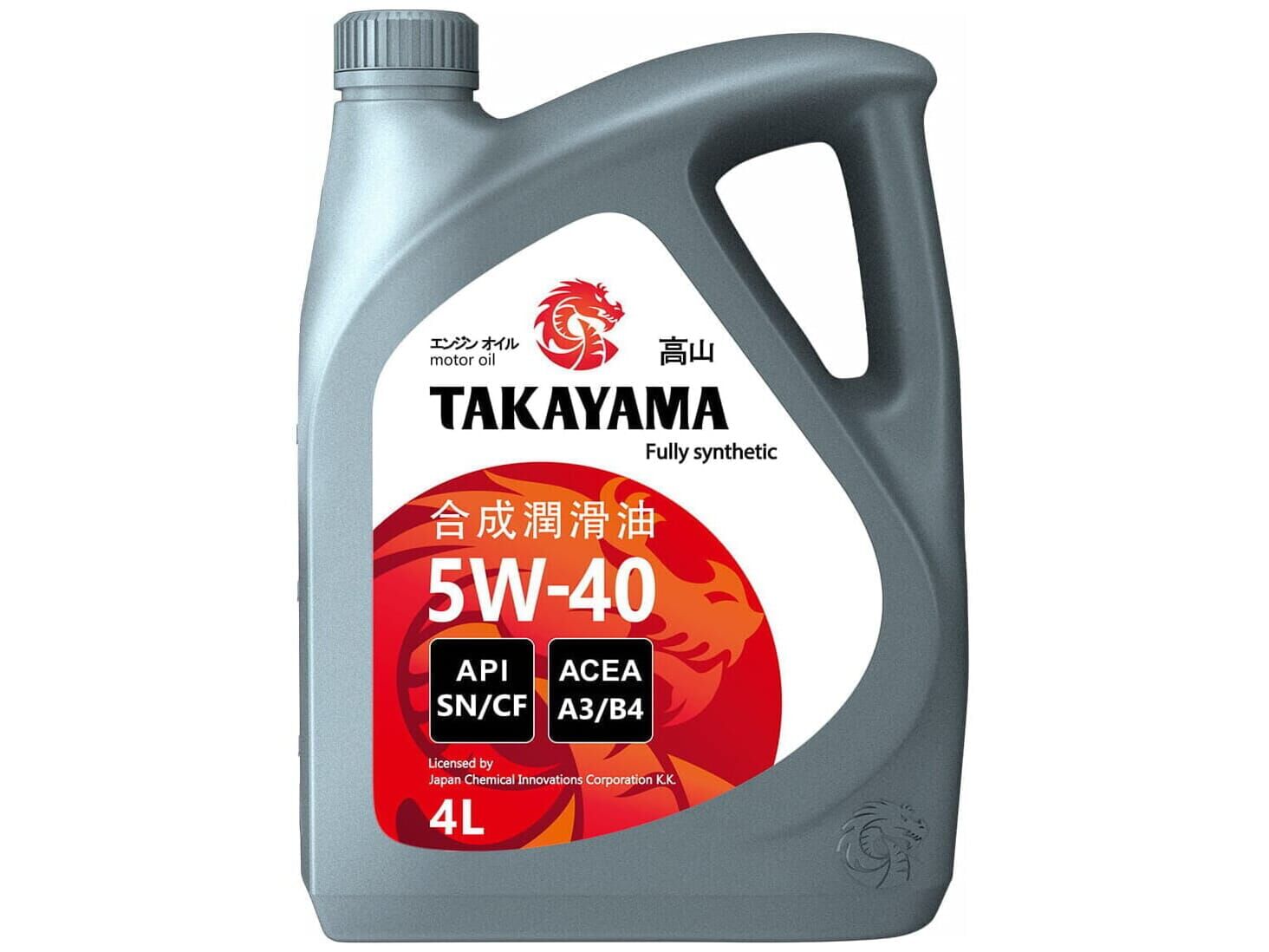 Масло моторное Takayama 5W-40, 4л