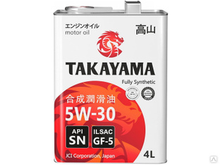 Масло моторное Takayama 5W-30, 4л 