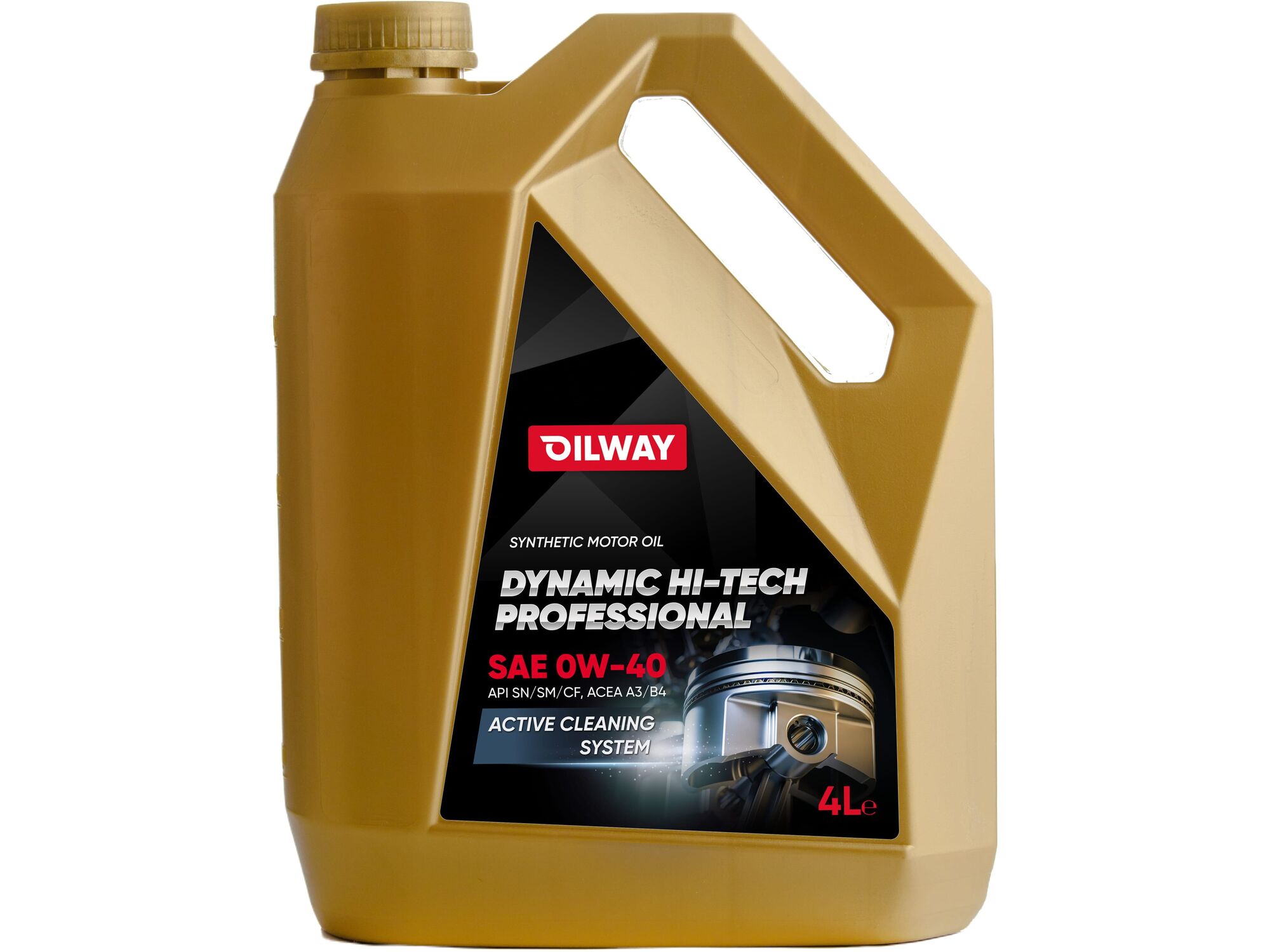 Масло моторное Oilway Dynamic Hi-Tech Professional 0W-40, 4л