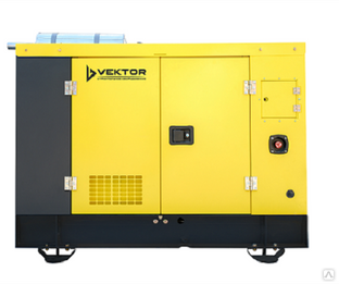 Дизельный генератор Vektor AD-50Y-T400 в кожухе 