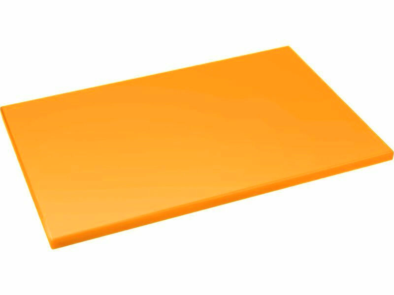 Доска разделочная пластиковая 600х400х18 мм (Оранжевый)