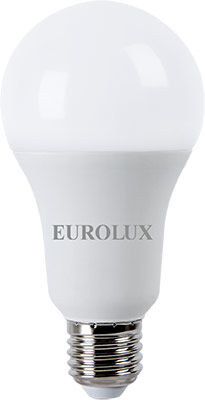 Лампа светодиодная Eurolux LL-E-A70-20W-230-4K-E27 (груша 20Вт нейтр. Е27) белый