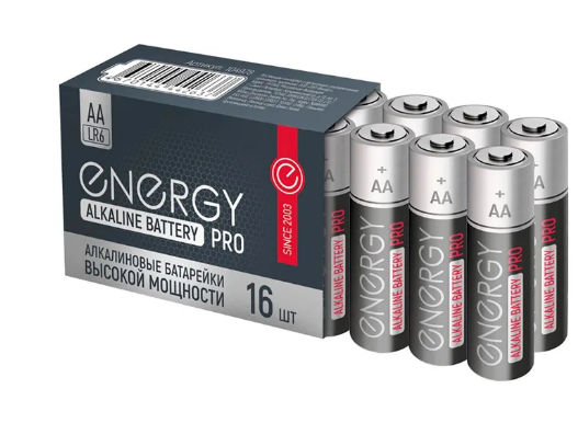 Батарейка Energy алкалиновая Pro LR6/16S (АА)