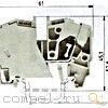 Клеммник проходной серый WKF 800В/41А 0.5-6 (6) мм (21), /56.706.0053.0/