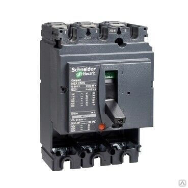 Коммутационный блок ComPact NSX250H (70 kA при 415 В пер.тока) 250 A, 3P, LV431404 Schneider Electric