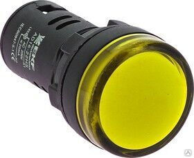 Лампа AD16-22HS матрица d22мм желтая 220 В, EKF