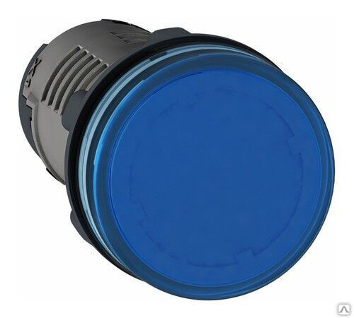 Лампа сигнальная LED ~220В синяя, XB7EVM6LC Schneider Electric