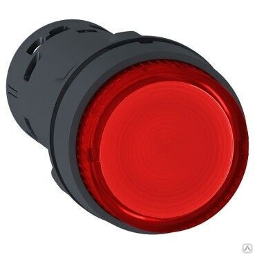 Кнопка 22 мм до 250 В с подсветкой красная, XB7NW3461 Schneider Electric