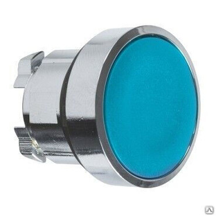 Головка для кнопки с возвр. 22 мм синяя, ZB4BA6 Schneider Electric 