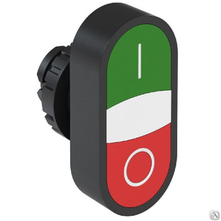 Кнопка сдвоенная пуск-стоп IP40 CSW-BD зеленый/красный 