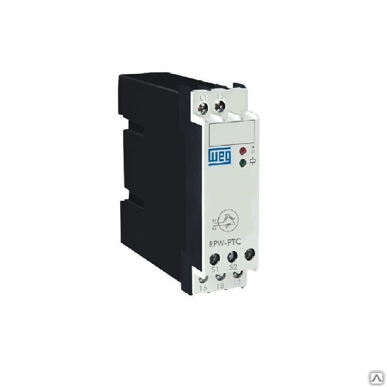 Реле электронное контрольное для защиты RPW управления датчика PTC 24-240В AC/DC