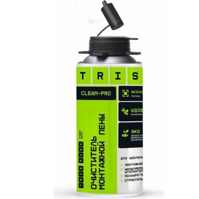 Очиститель монтажной пены профессиональный Tris Clean-Pro CL421 500 мл