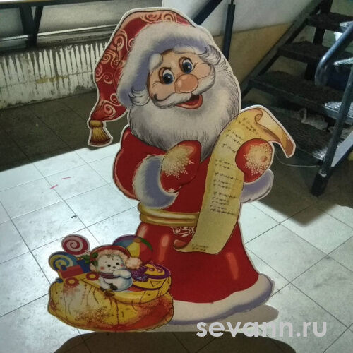 Ростовые фигуры Дед Мороз и Снегурочка 150 см