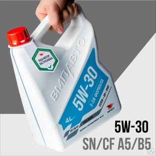 Моторное масло ВМПАВТО 5W-30 (A5/B5) Синтетическое 4 л. канистра (арт.9215) #1