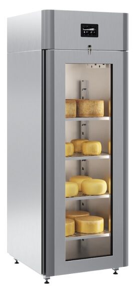 Шкаф холодильный Polair CS107-Cheese (со стеклянной дверью) (1001218d)