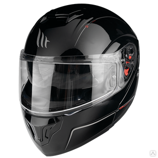 Шлем-модуляр MT ATOM SOLID Gloss Black #1