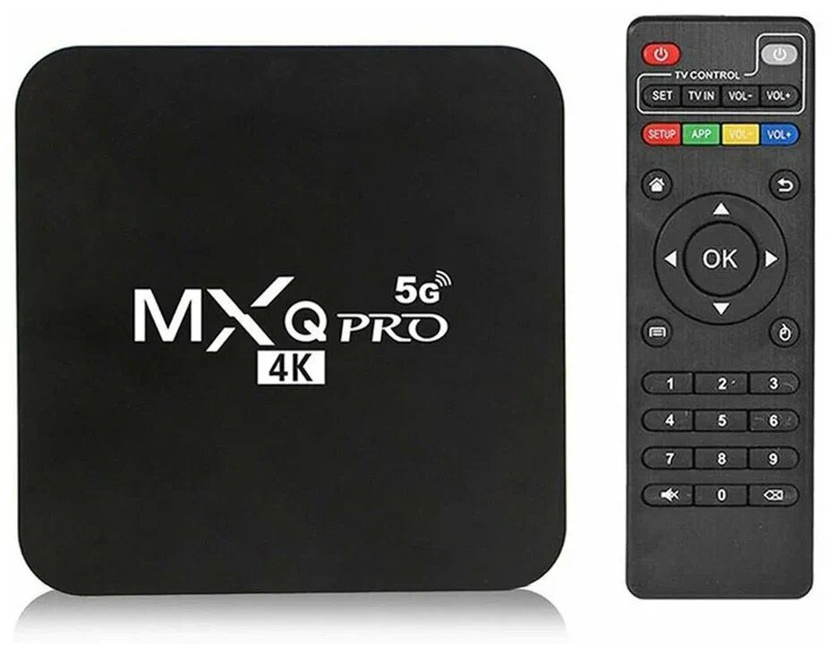 IP TV приставка MXQPro (CPU64Bit, Hevc H.265, Android 11.1, 1Гб, Flash 8Гб, Wi-Fi, 4K) 3