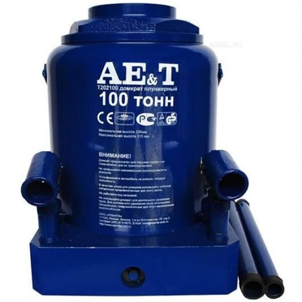 Домкрат бутылочный AET Т202100 100 т