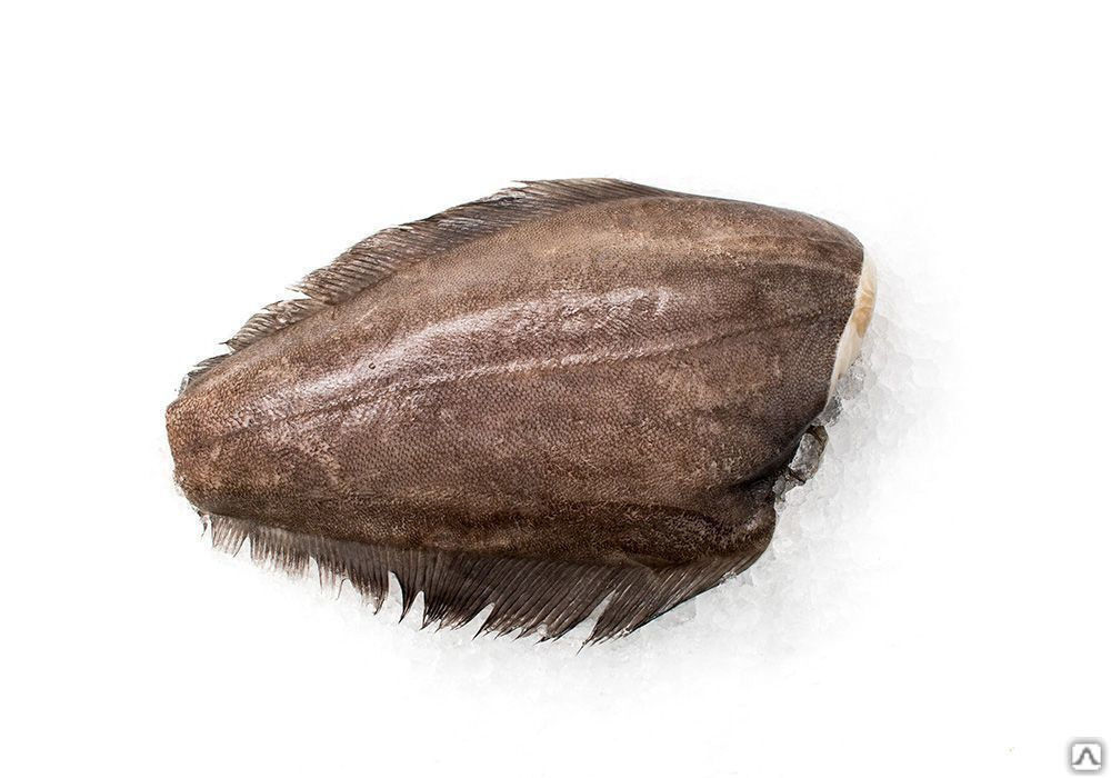Палтус свежемороженый синекорый без головы 1-2 кг