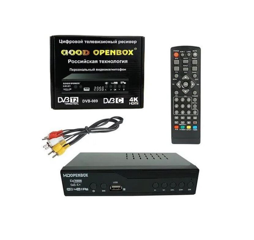 IP TV приставка DVB-T2/C Openbox DVB-009 Wi-Fi, дисплей, кнопки, металлический корпус 1