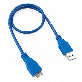 Шнур USB (A)шт. - 5 pin micro USB (B) шт. 0,5м USB 3.0 "Cablexpert" 3