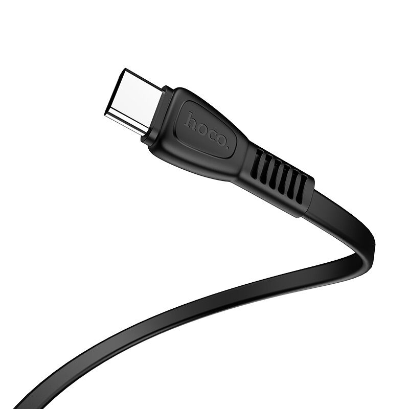 USB кабель шт.USB (A) - шт.Type-C "Hoco" X40, 3.0А, 1м, силиконовый, черный 3