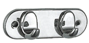 Держатель Haiba HB1502-2, 2 крючка, настенный, металл