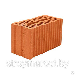 Блок керамический поризованный пустотелый 250х120х138 2NF Родошковичский керамический завод #1