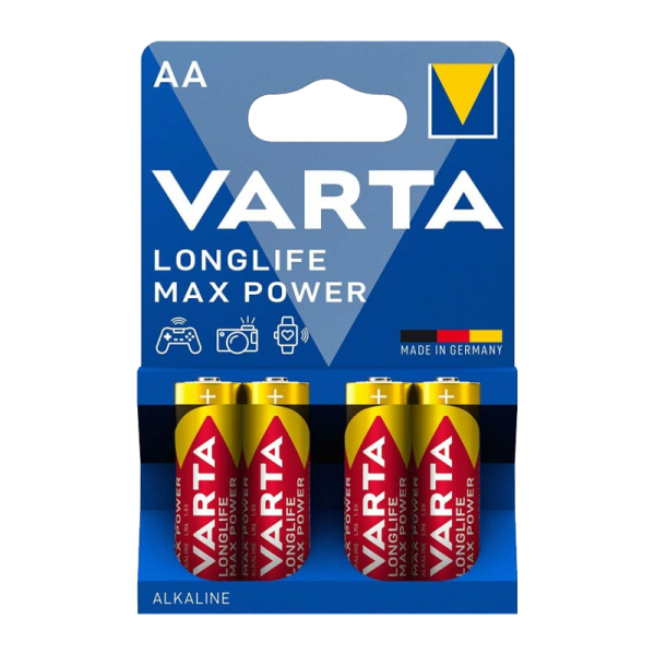 Элемент питания LR 6 Varta Longlife Max Power (Max Tech) BL-4
