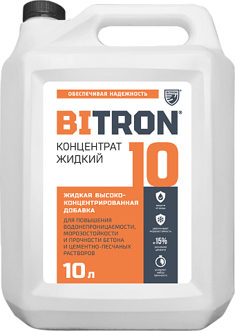 Гидроизоляционная добавка Битрон 10 "Концентрат жидкий"