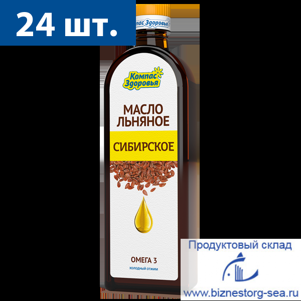 Льняное масло Сибирское 500 гр.