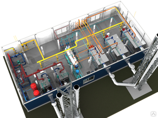 Паро-водогрейная котельная 15 МВт 