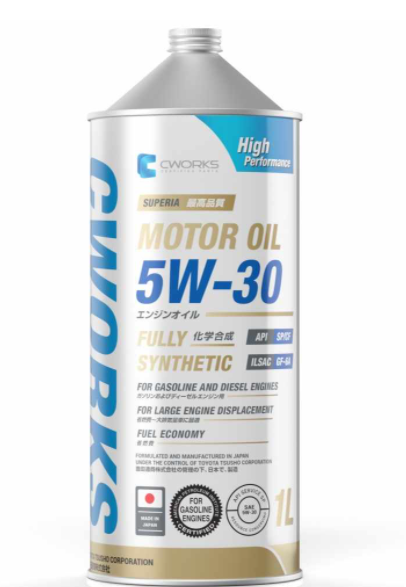 Моторное синтетическое масло Superia Cworks Oil 5W-30 SP/CF, 1L Япония