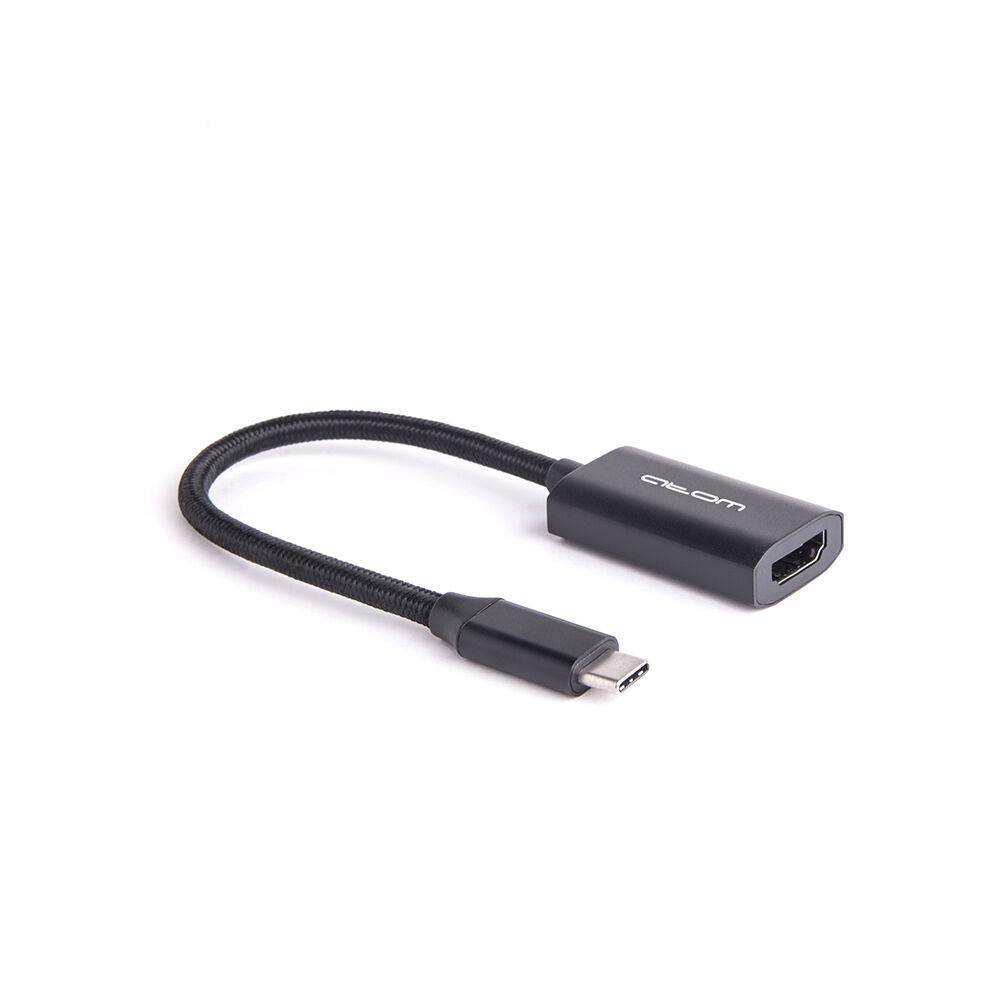Переходник шт.USB Type-C - гн.HDMI, 0,15м 4K, 30Гц "Атом" 2