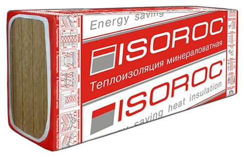 Негорючие гидрофобизированные плиты ISOROC ИЗОФАС СЛ, 1000х600х150 мм