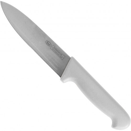 Нож поварской 16см Roal белая пластиковая ручка