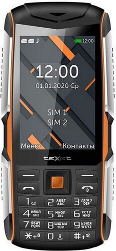 Мобильный телефон teXet TM-D426 черный/оранжевый
