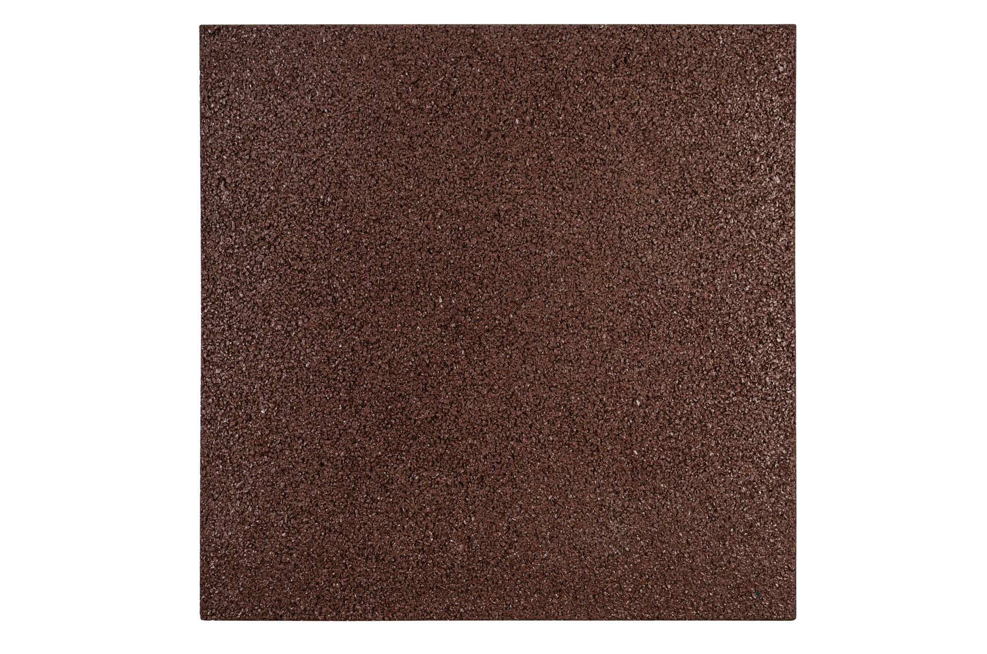 Плитка резиновая травмобезопасная 500х500 (10мм) коричневая
