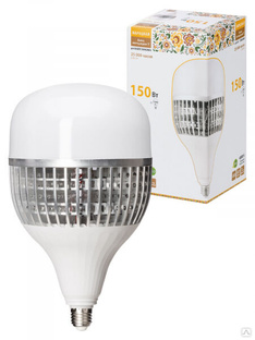 Лампа светодиодная T-150 Вт-230 В-4000 К–E27 (170x295 мм) НАРОДНАЯ TDM ELECTRIC 