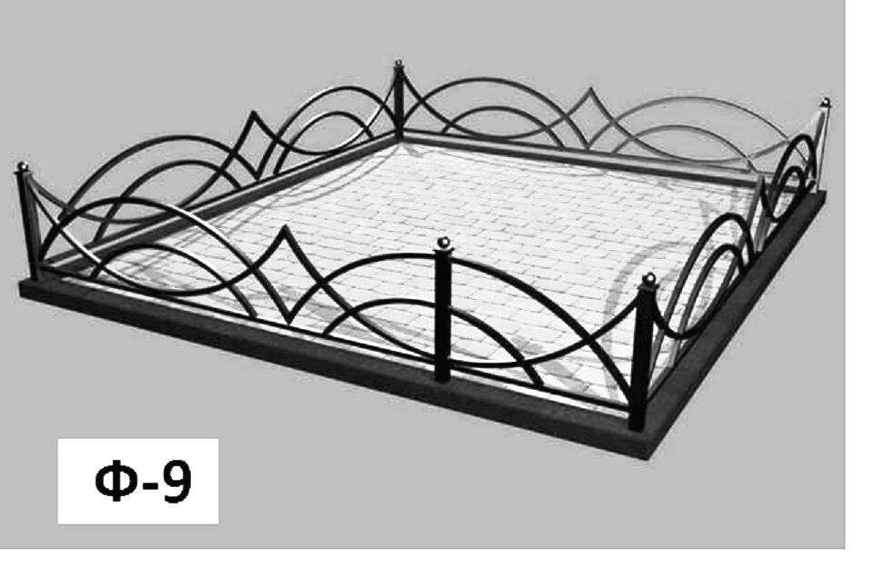 Ограда На Могилу Фото