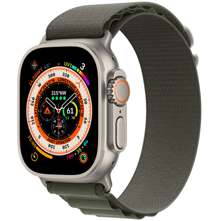 Умные часы Apple Watch Ultra GPS + Cellular 49mm Alpine Loop S Green (MNHQ3/MNHC3/MNHJ3)