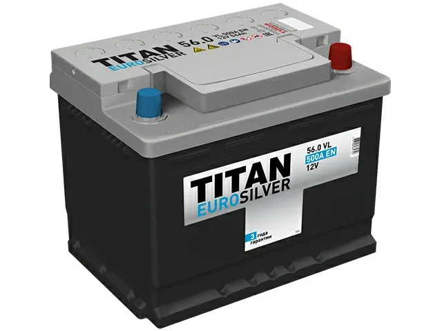 Аккумулятор Titan Euro Silver 56Ah О.П