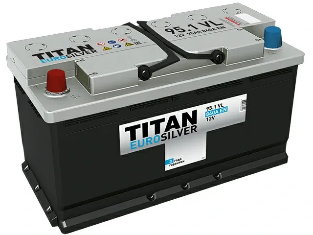 Аккумулятор Titan Euro Silver 95Ah П.П